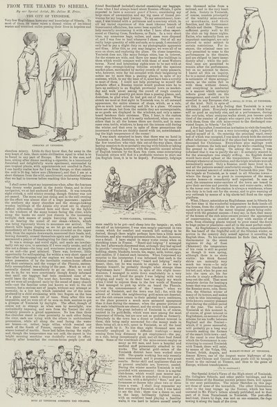 テムズ川からシベリアへ 作： Amedee Forestier